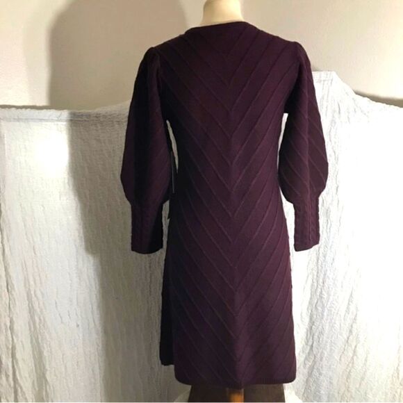 Eliza J Plum Sweater Dress Size M - Picture 10 of 13
